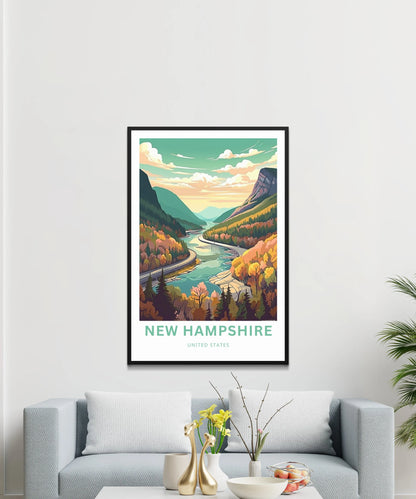 New Hampshire Travel Poster