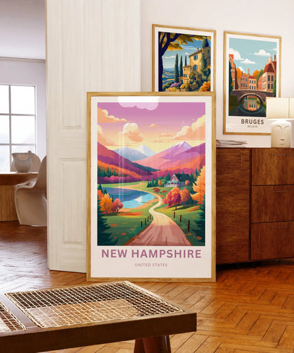 New Hampshire Travel Poster