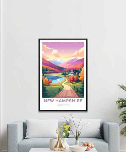 New Hampshire Travel Poster