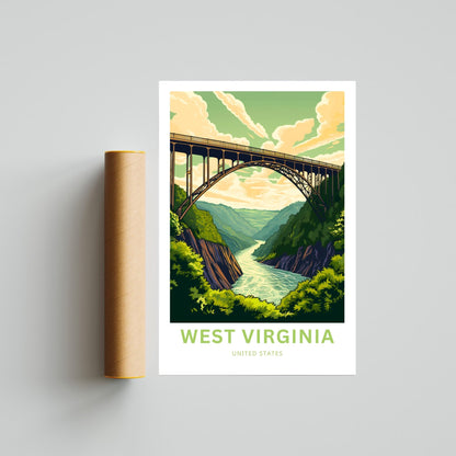 West Virginia Travel Poster