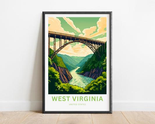 West Virginia Travel Poster