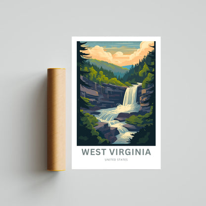 West Virginia Travel Poster