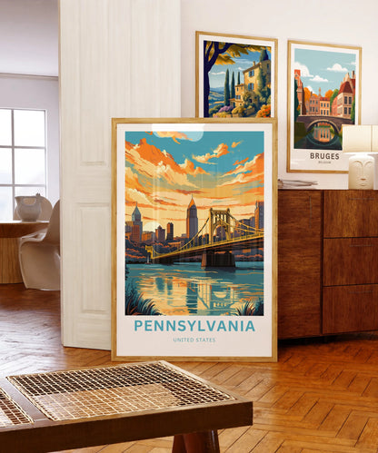 Pennsylvania Travel Poster