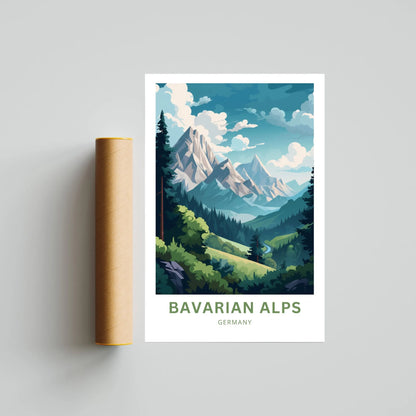 The Bavarian Forest Travel Poster