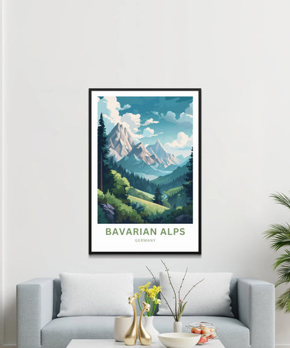 The Bavarian Forest Travel Poster