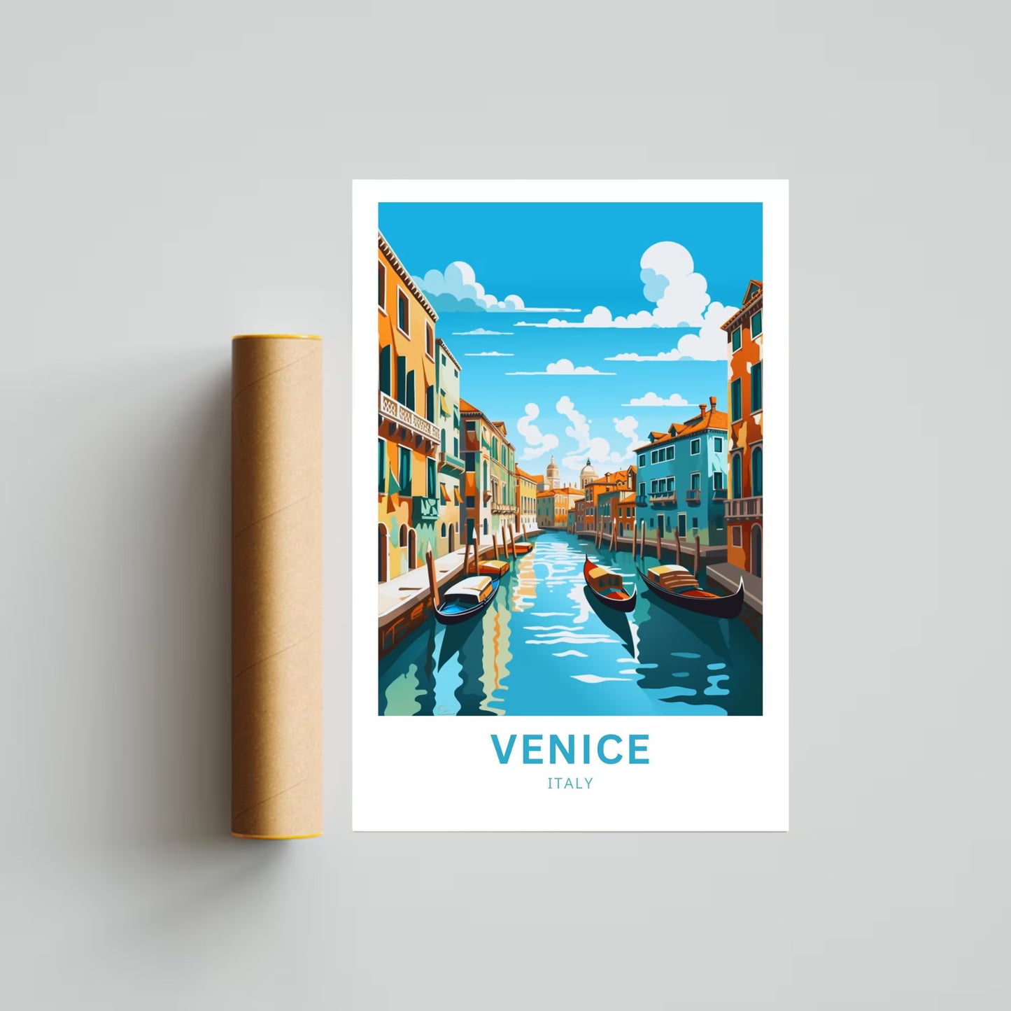 Venice Travel Poster