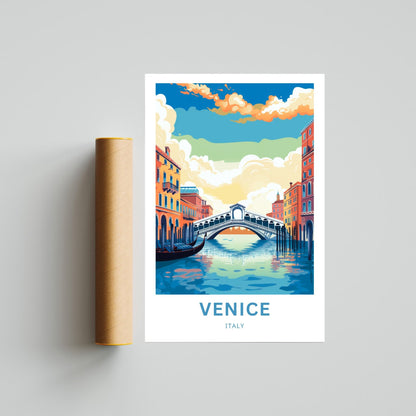 Venice Travel Poster