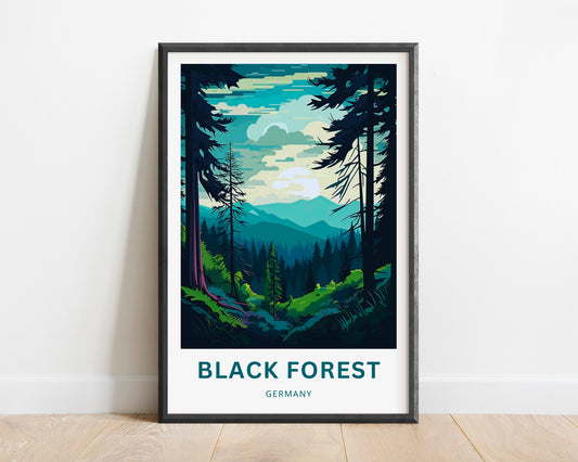 Black Forest Travel Poster