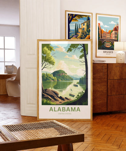 Alabama Travel Print - Nature's Beauty