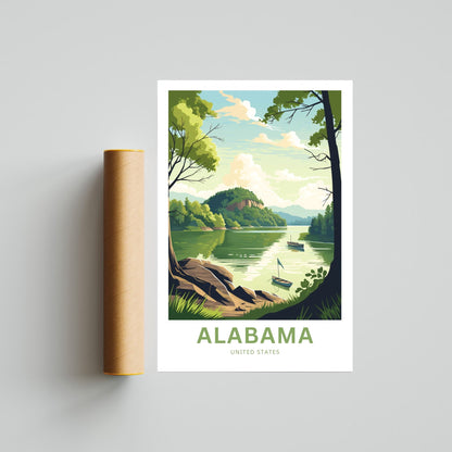 Alabama Travel Print - Nature's Beauty