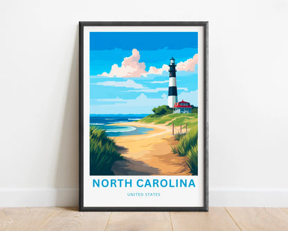 North Carolina Travel Poster