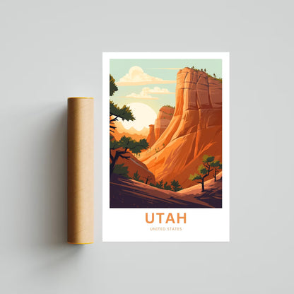 Utah Travel Poster