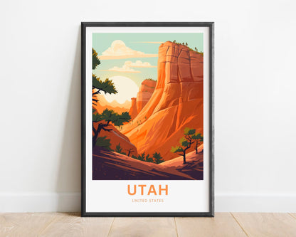 Utah Travel Poster