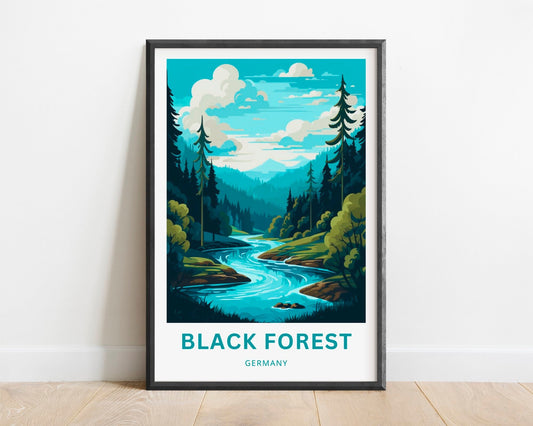 Black Forest Travel Poster