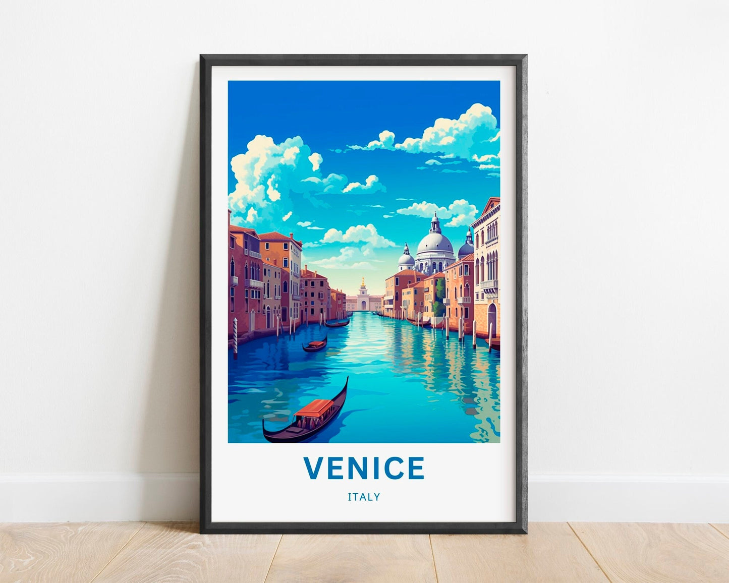 Venice Travel Print - Venice poster, Italy Wall Art, Framed present, Gift Italy Present - TravelTreasureCo