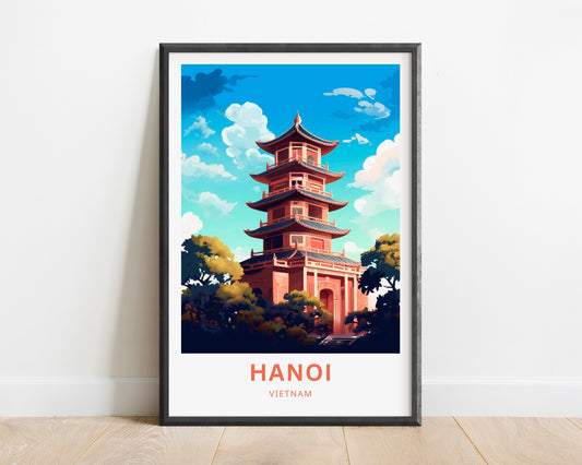 Hanoi Travel Poster