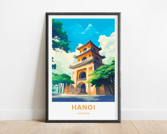 Hanoi Travel Poster