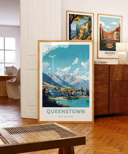 Queenstown Travel Poster