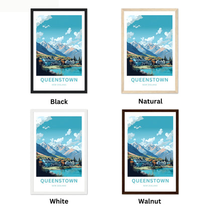 Queenstown Travel Poster