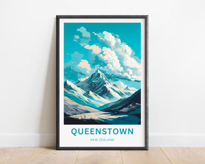 Queenstown Travel Poster