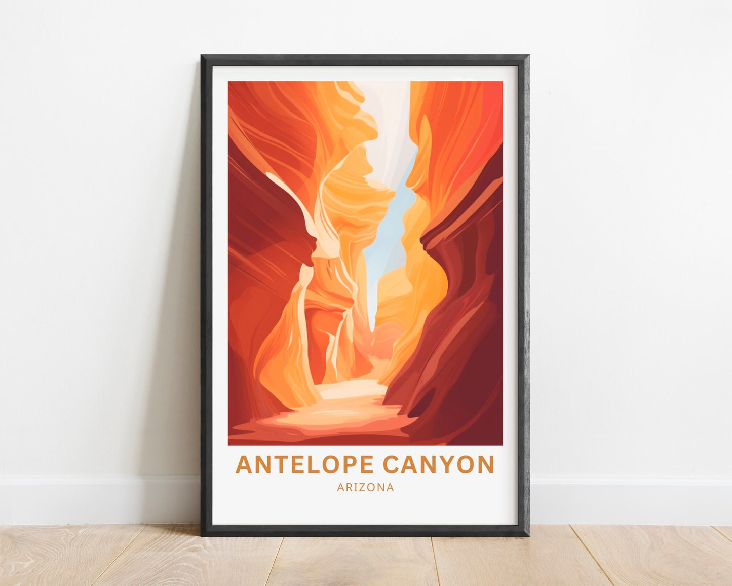 Antelope Canyon Travel Poster