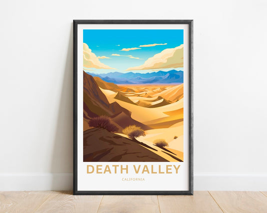 Death Valley Travel Poster