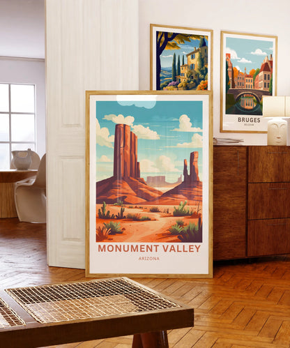 Monument Valley Travel Poster