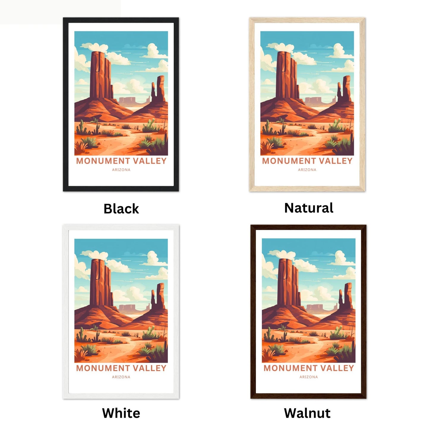 Monument Valley Travel Poster