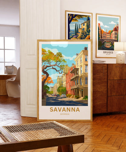 Savanna Travel Poster