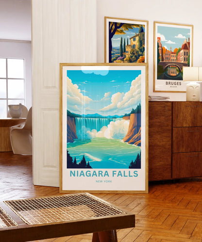 Niagara Falls Travel Poster