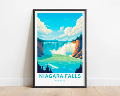 Niagara Falls Travel Poster