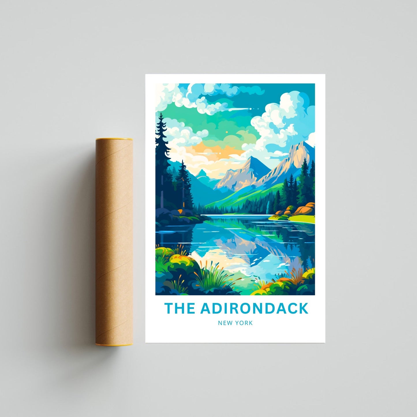 Adirondack Travel Print - Outdoor Haven