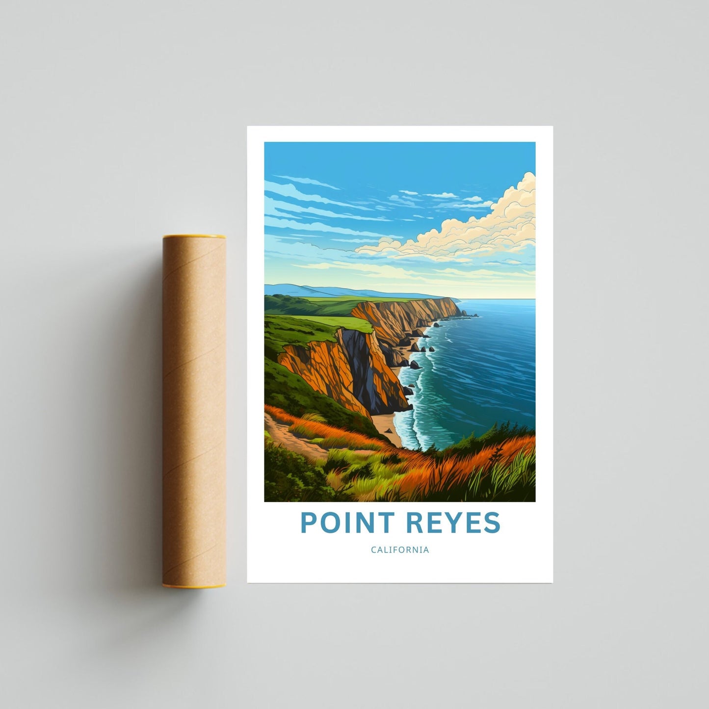 Point Reyes Travel Poster