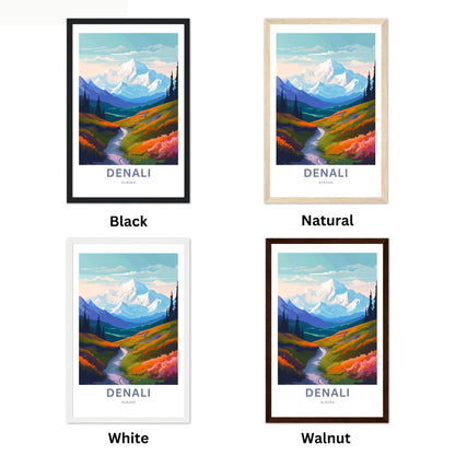 Denali Travel Poster