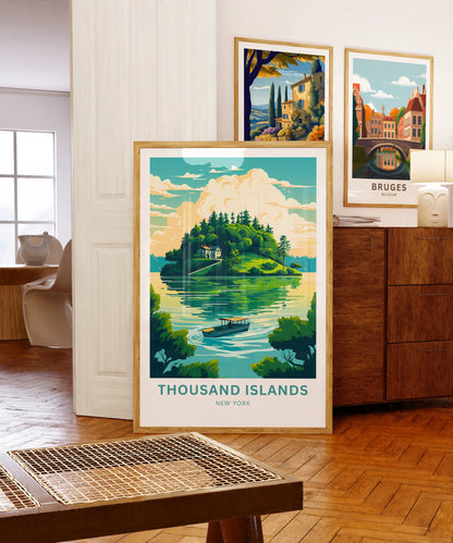 Thousand Islands Travel Poster