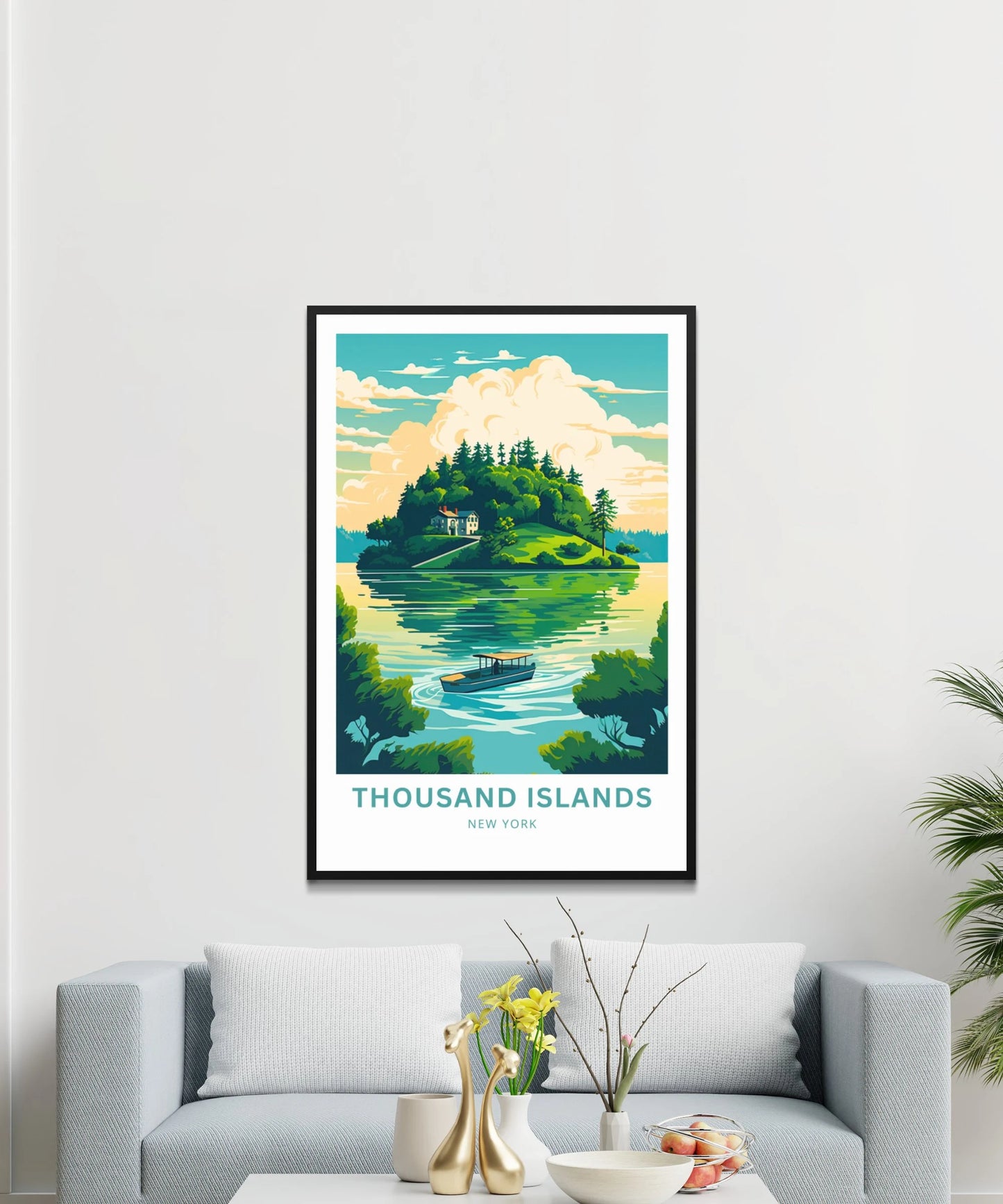 Thousand Islands Travel Poster