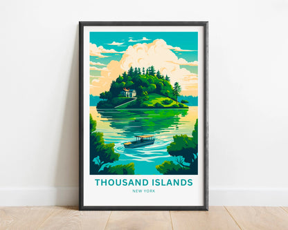 Thousand Islands Travel Poster