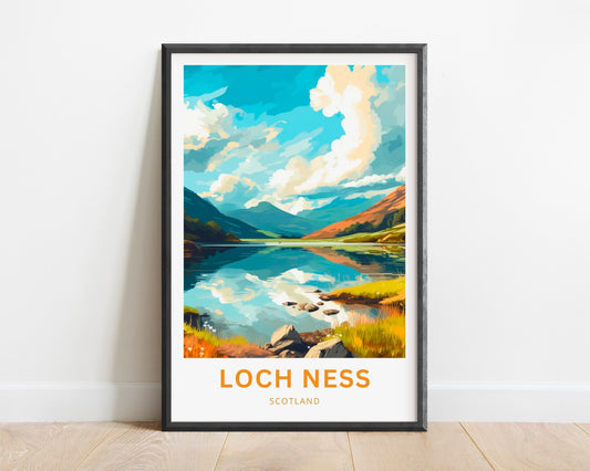 Loch Ness Travel Poster
