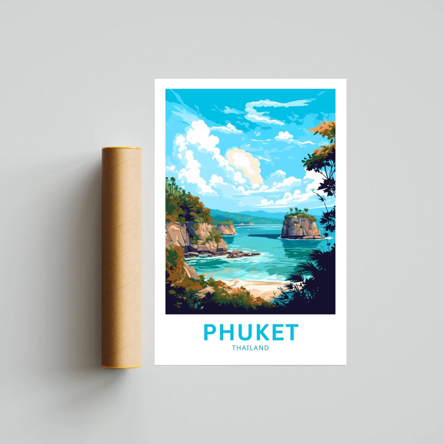 Phuket Travel Poster