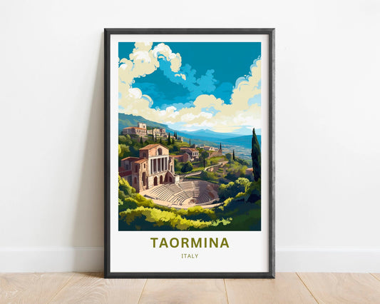 Taormina Travel Poster