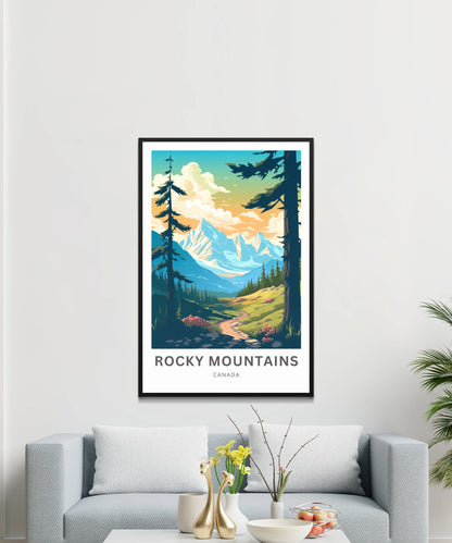 Rocky Mountain Travel Poster