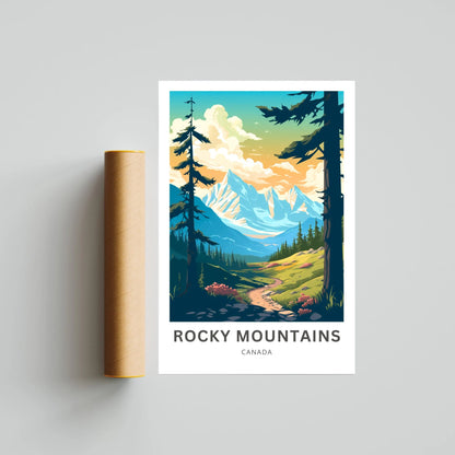 Rocky Mountain Travel Poster