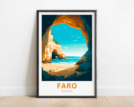 Faro Travel Poster
