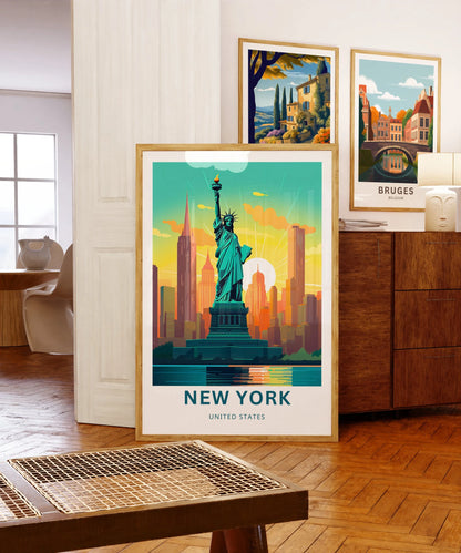 New York Travel Poster