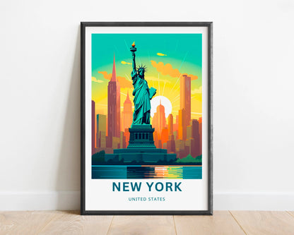 New York Travel Poster