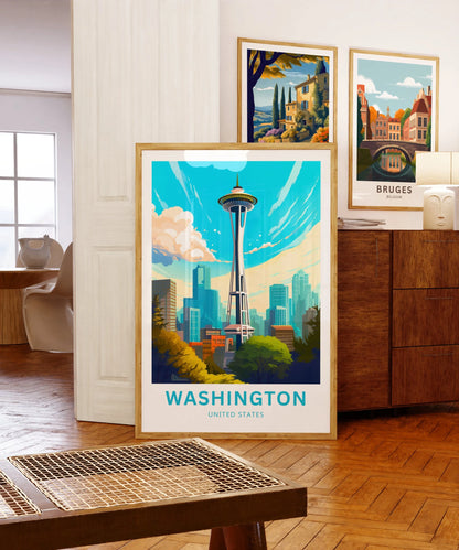 Washington Travel Poster