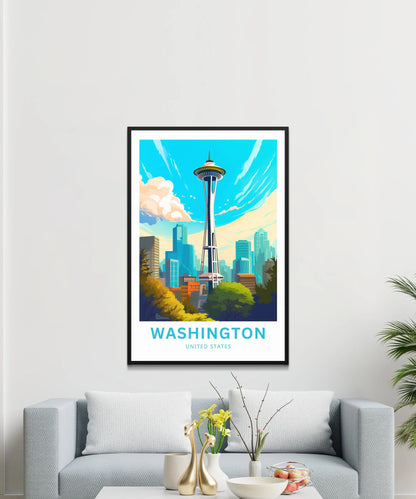 Washington Travel Poster