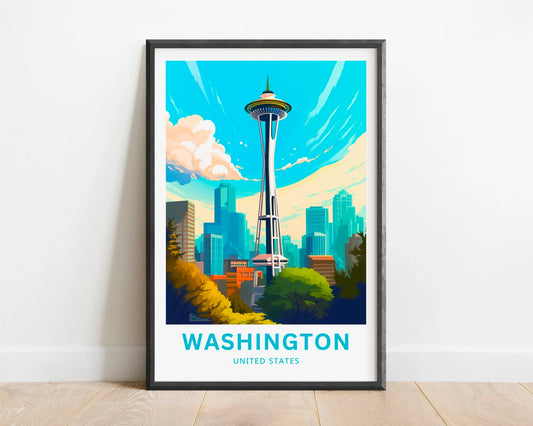 Washington Travel Poster