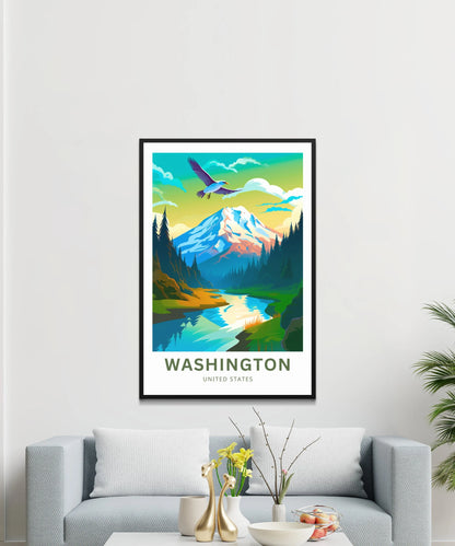 Washington Travel Poster