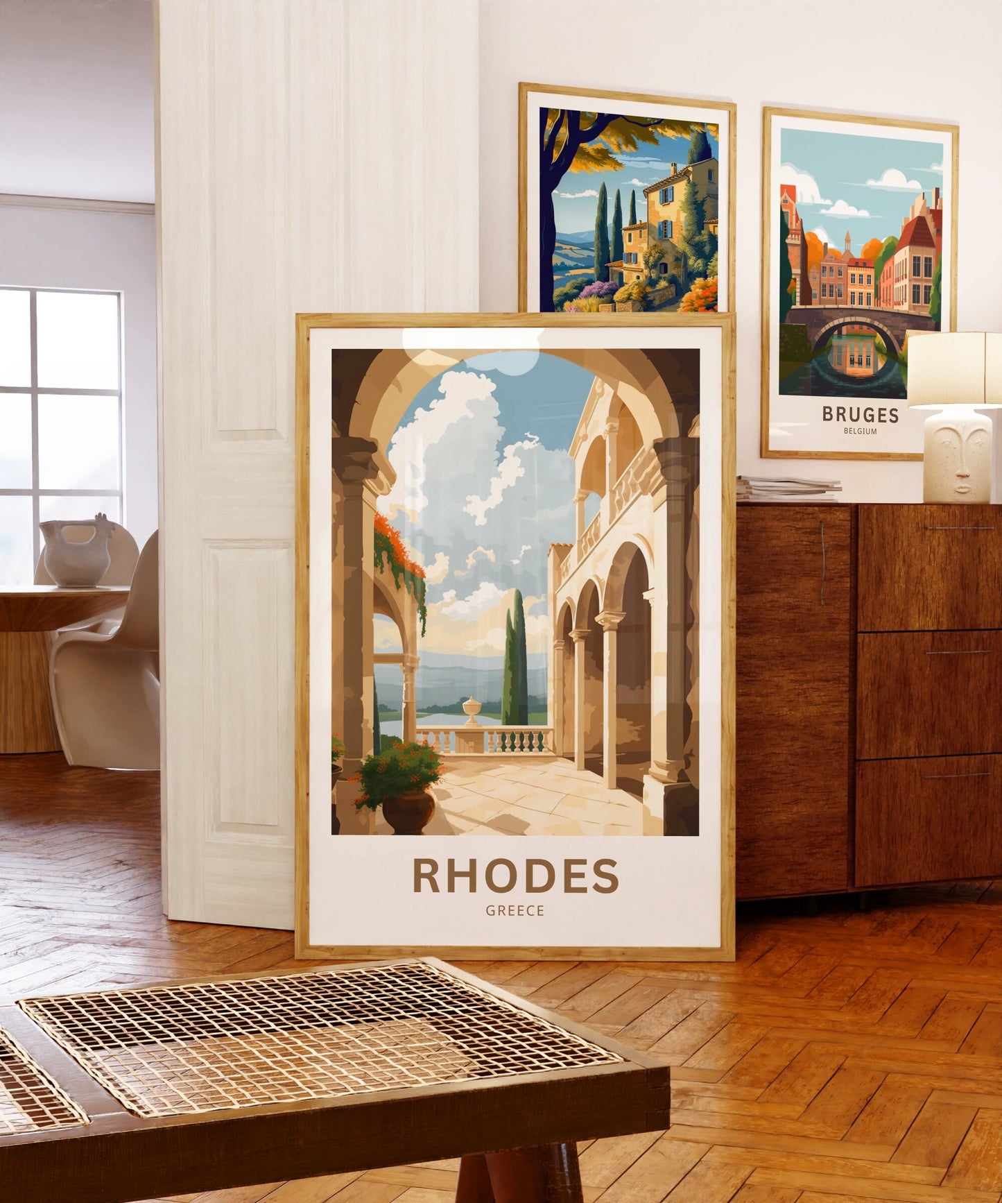 Rhodes Travel Poster